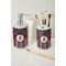 Ladybugs & Stripes Ceramic Bathroom Accessories - LIFESTYLE (toothbrush holder & soap dispenser)