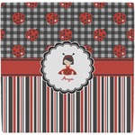 Ladybugs & Stripes Ceramic Tile Hot Pad (Personalized)