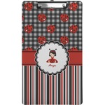 Ladybugs & Stripes Clipboard (Legal Size) (Personalized)