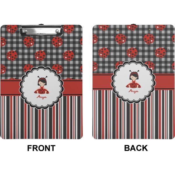 Ladybugs & Stripes Clipboard (Letter) (Front + Back)