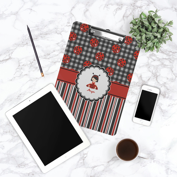 Ladybugs & Stripes Clipboard - Lifestyle Photo