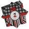 Ladybugs & Stripes Cloth Napkins - Personalized Lunch (PARENT MAIN Set of 4)