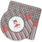 Ladybugs & Stripes Coasters Rubber Back - Main