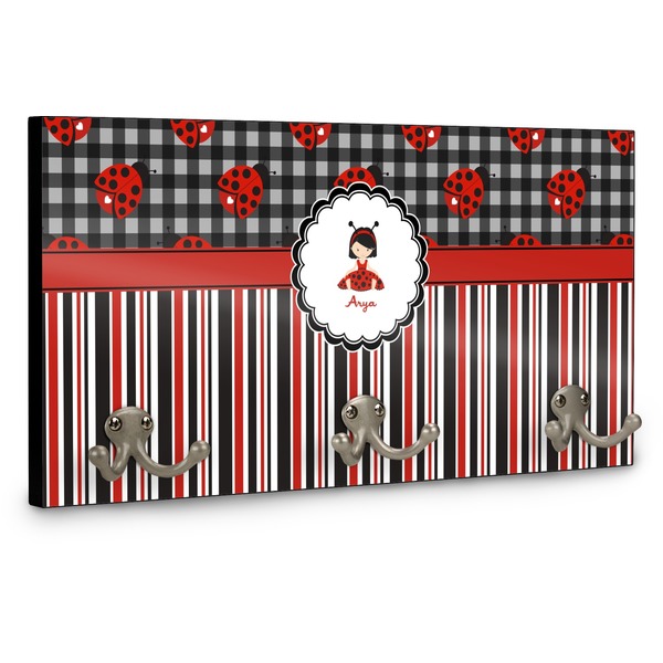 Ladybugs & Stripes Coat Hanger Main