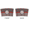 Ladybugs & Stripes Coffee Cup Sleeve - APPROVAL