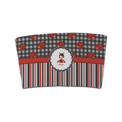 Ladybugs & Stripes Coffee Cup Sleeve (Personalized)