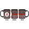 Ladybugs & Stripes Coffee Mug - 11 oz - Black APPROVAL