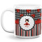 Ladybugs & Stripes 20 Oz Coffee Mug - White (Personalized)