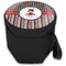Ladybugs & Stripes Collapsible Personalized Cooler & Seat (Closed)