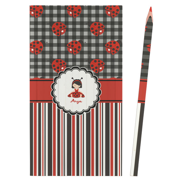 Ladybugs & Stripes Colored Pencils - Front View