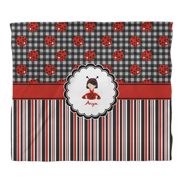 Ladybugs & Stripes Comforter - King - Front