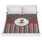 Ladybugs & Stripes Comforter - King (Personalized)