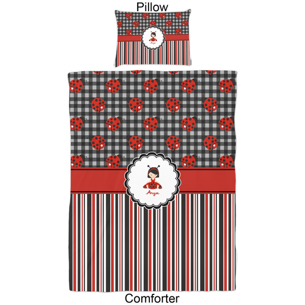 Ladybugs & Stripes Comforter Set - Twin - Approval