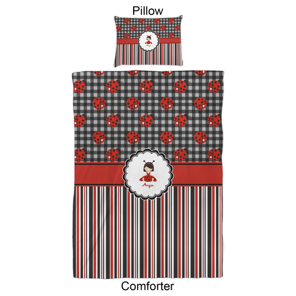 Ladybugs & Stripes Comforter Set - Twin XL - Approval