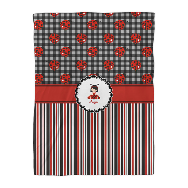 Ladybugs & Stripes Comforter - Twin XL - Front