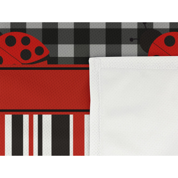 Ladybugs & Stripes Cooling Towel- Detail