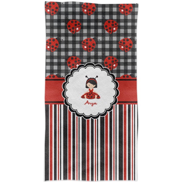 Ladybugs & Stripes Crib Comforter/Quilt - Apvl