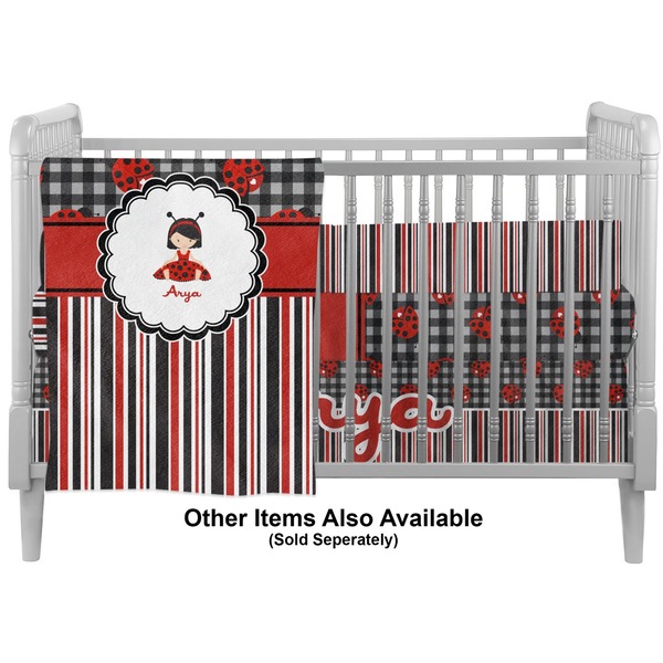 Ladybugs & Stripes Crib - Profile Sold Seperately