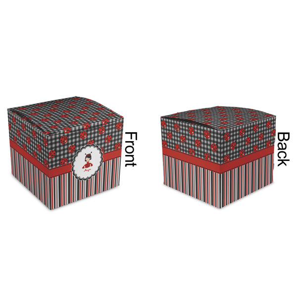 Ladybugs & Stripes Cubic Gift Box - Approval