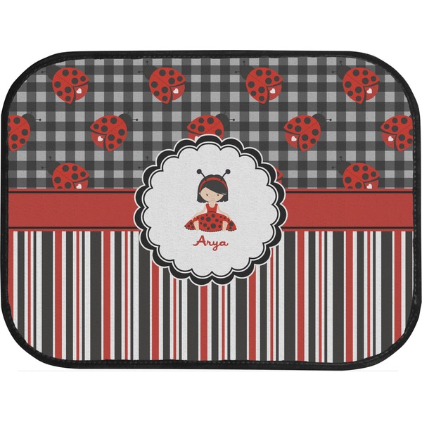Ladybugs & Stripes Custom Car Floor Mats (Back Seat)