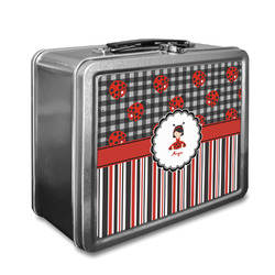 Ladybugs & Stripes Lunch Box (Personalized)