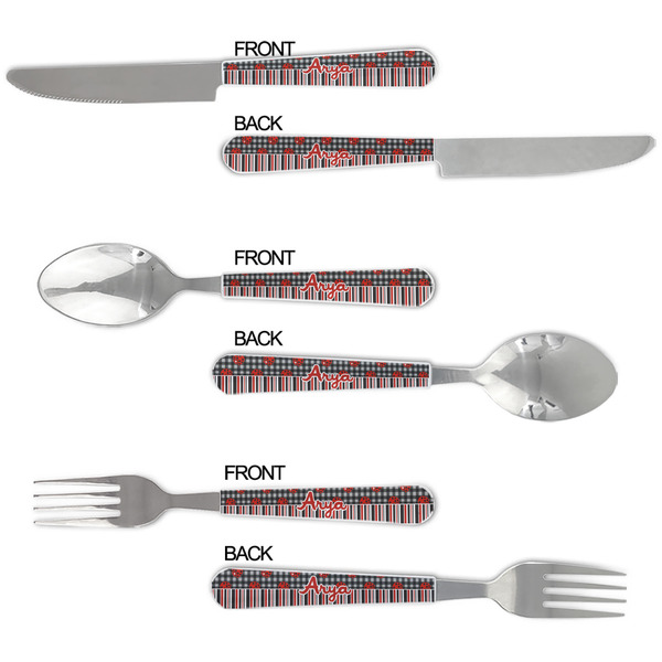 Ladybugs & Stripes Cutlery Set - APPROVAL