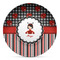 Ladybugs & Stripes DecoPlate Oven and Microwave Safe Plate - Main