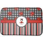 Ladybugs & Stripes Dish Drying Mat (Personalized)