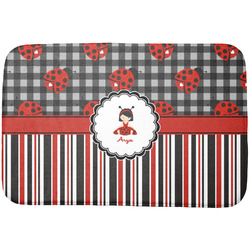 Ladybugs & Stripes Dish Drying Mat (Personalized)