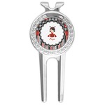 Ladybugs & Stripes Golf Divot Tool & Ball Marker (Personalized)