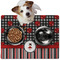Ladybugs & Stripes Dog Food Mat - Medium LIFESTYLE