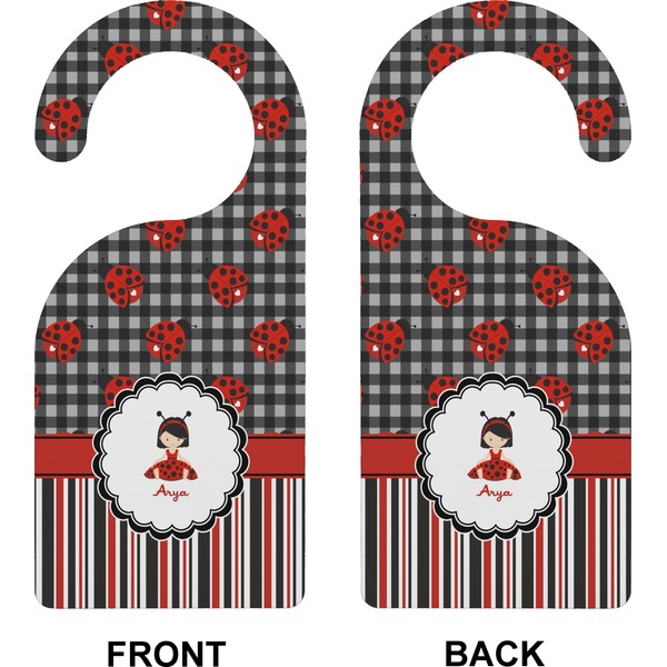 Ladybugs & Stripes Door Hanger (Approval)
