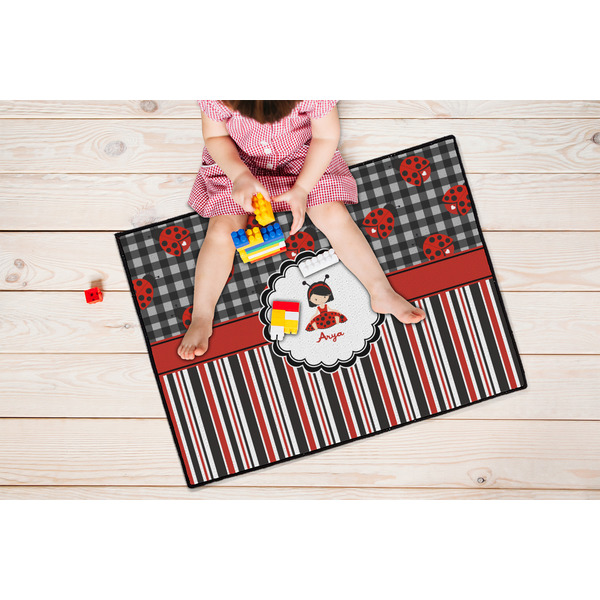 Ladybugs & Stripes Door Mats - LIFESTYLE kid