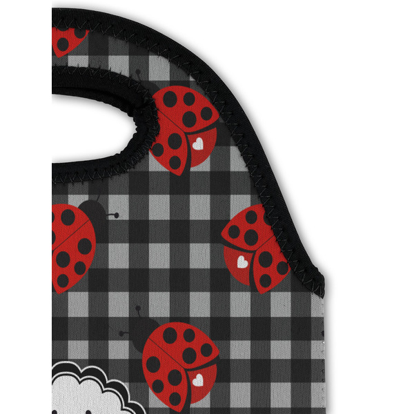 Ladybugs & Stripes Double Wine Tote - Detail 1 (new)