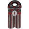 Ladybugs & Stripes Wine Tote Bag (2 Bottles) (Personalized)
