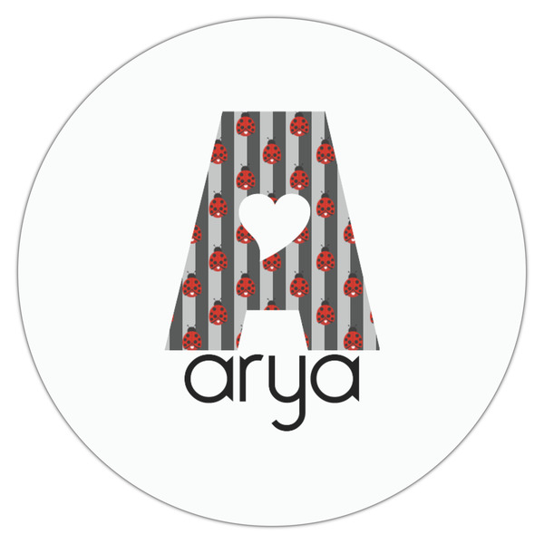 Ladybugs & Stripes Drink Topper - Medium - Single