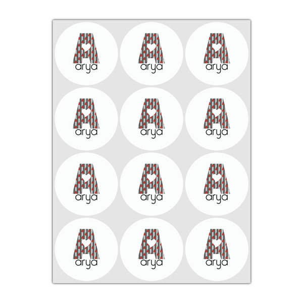 Ladybugs & Stripes Drink Topper - Small - Set of 12