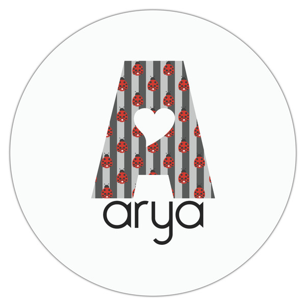 Ladybugs & Stripes Drink Topper - XLarge - Single