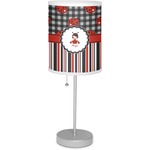 Ladybugs & Stripes 7" Drum Lamp with Shade (Personalized)