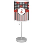 Ladybugs & Stripes Lamp with Drum Shade (Personalized)