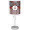 Ladybugs & Stripes Lamp with Drum Shade (Personalized)
