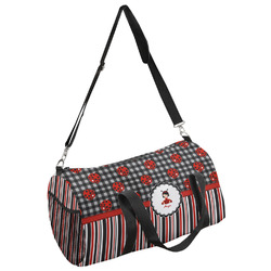 Ladybugs & Stripes Duffel Bag - Small (Personalized)