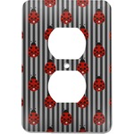 Ladybugs & Stripes Electric Outlet Plate