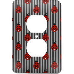Ladybugs & Stripes Electric Outlet Plate