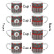 Ladybugs & Stripes Espresso Cup - 6oz (Double Shot Set of 4) APPROVAL