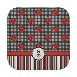 Ladybugs & Stripes Face Towel (Personalized)