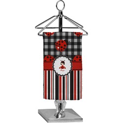 Ladybugs & Stripes Finger Tip Towel - Full Print (Personalized)