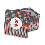 Ladybugs & Stripes Gift Box with Lid - Canvas Wrapped (Personalized)