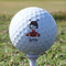 Ladybugs & Stripes Golf Ball - Non-Branded - Tee