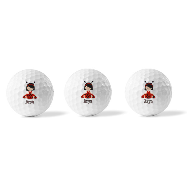 Ladybugs & Stripes Golf Balls - Generic - Set of 3 - APPROVAL